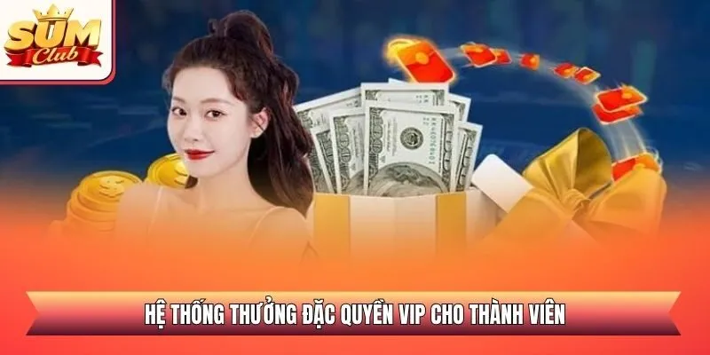 Hệ thống thưởng đặc quyền VIP cho thành viên